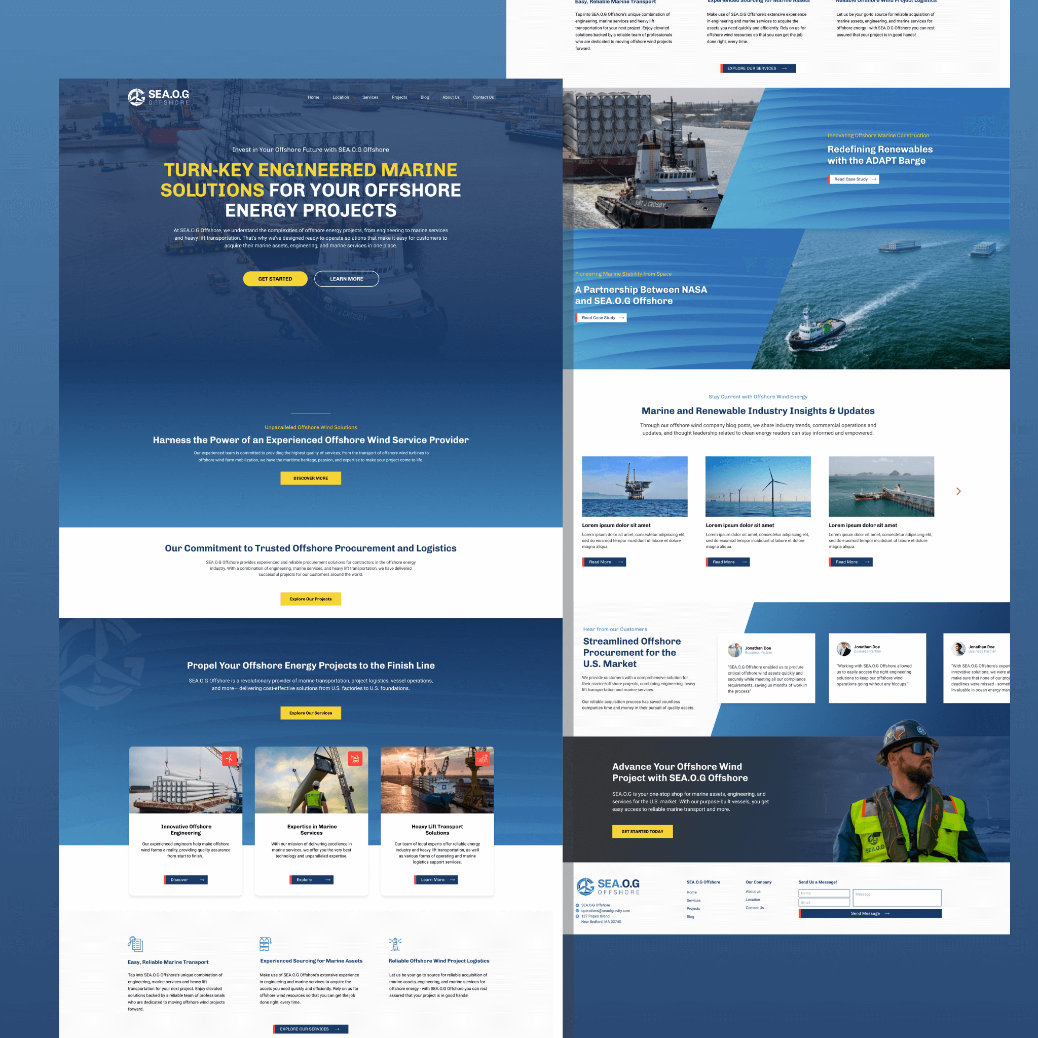 website design mockup